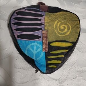 Colorful Heart-Shaped Backpack